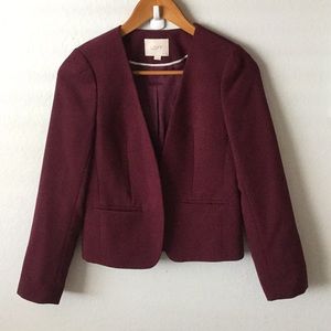 Loft cranberry blazer